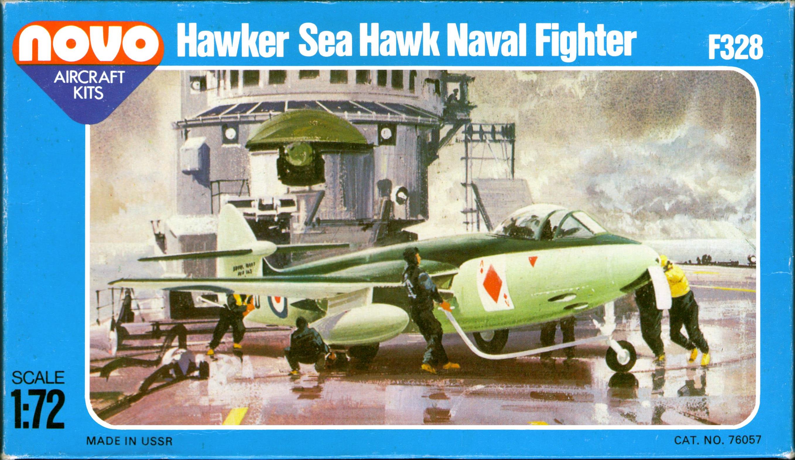  Верх коробки NOVO Toys Ltd F328 Hawker Sea Hawk, 150.000 шт